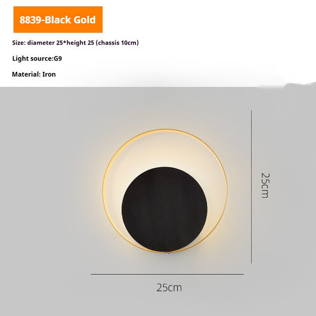Simple Modern Living Room Bedroom Bedside Lamp Wall Lamp
