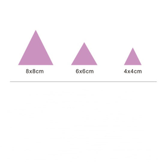 Triangle wall sticker