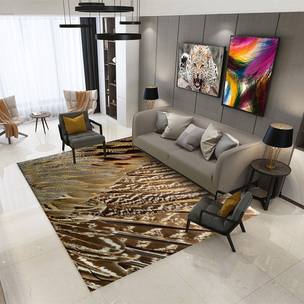 Faux fur rug