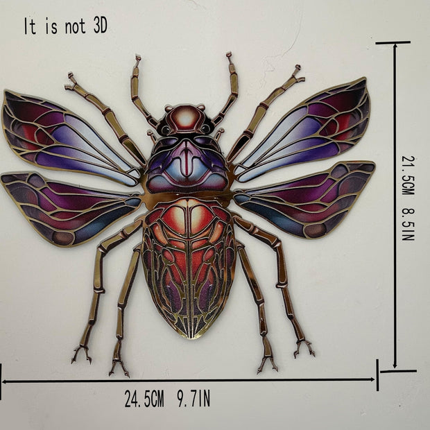 Flat Beetle Wall Sticker Wall Hanging