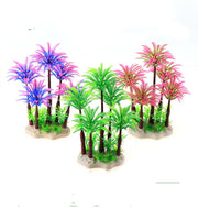 Fish Tank Landscape Simulation Water Plants Aquarium Decoration Rockery Fake Water Plants Small Fish Tank Set Decoration Prospect Plants