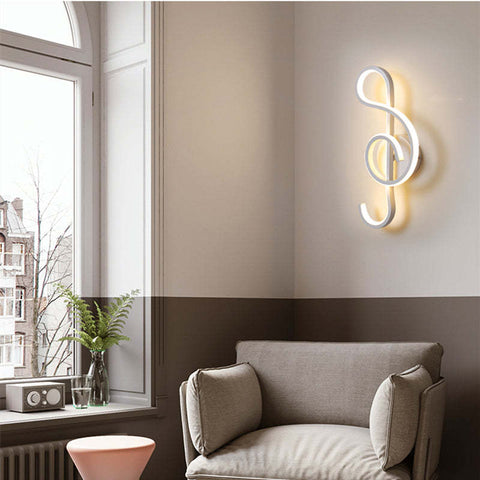 Living Room Balcony Stair Aisle Wall Lamp LED Bedroom Bedside Lamp