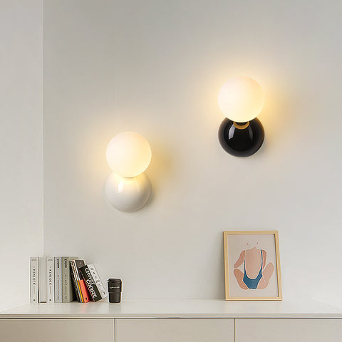 Cream Style Bedroom Bedside Small Wall Lamp