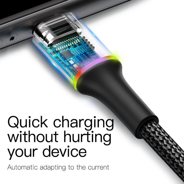 USB Cable Plastic Black Charging Cable