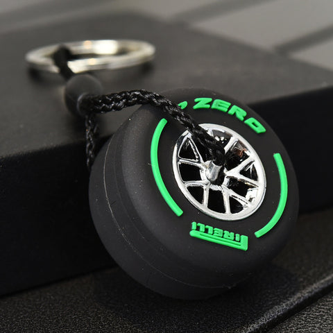 Personalized Double-sided Keychain With Wheels