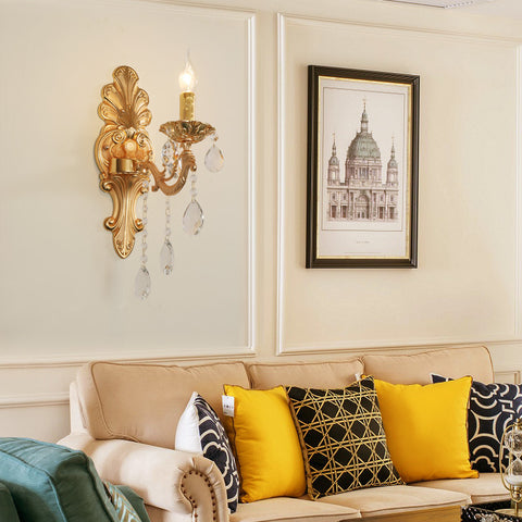 European-style Zinc Alloy Wall Lamp Dining Roomliving Room