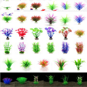 Fish Tank Landscape Simulation Water Plants Aquarium Decoration Rockery Fake Water Plants Small Fish Tank Set Decoration Prospect Plants