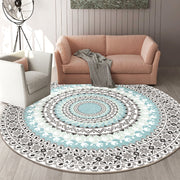 Round Stylish Living Room Rug
