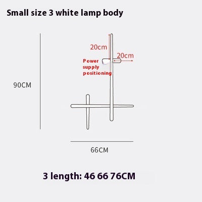 Simple Modern Living Room Bedroom Creative Wall Lamp