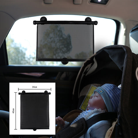 Car Window Sunshield Sunshade With Suction Cup