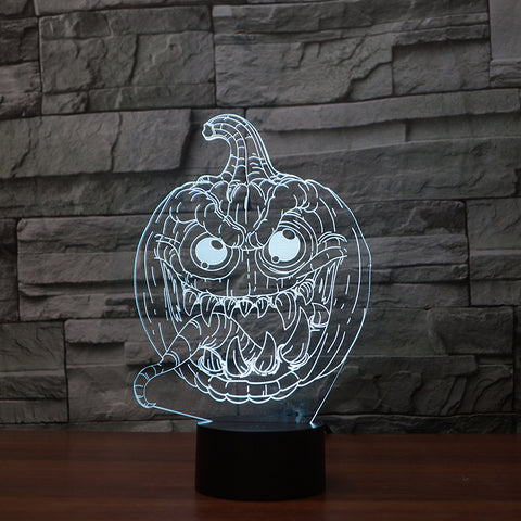 3D lights LED colorful pumpkin lights