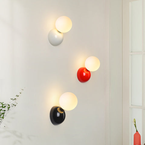 Cream Style Bedroom Bedside Small Wall Lamp