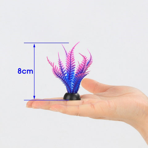 Fish Tank Landscape Simulation Water Plants Aquarium Decoration Rockery Fake Water Plants Small Fish Tank Set Decoration Prospect Plants