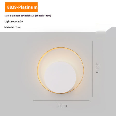 Simple Modern Living Room Bedroom Bedside Lamp Wall Lamp