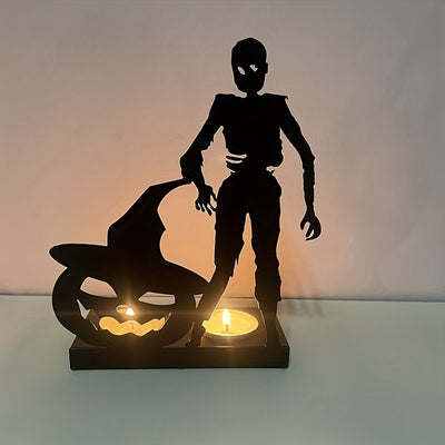 Skeleton Candle Holder Metal Iron Crafts Home Decor Candle Holders Candle Stick Holder Home Decoration