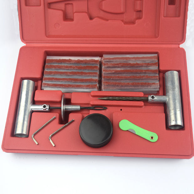 57pc Tire Repair Kit DIY Flat Tire Repair Car Truck Motorcycle Home Plug Patch